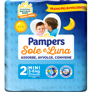 Pampers Sole&Luna Mini 21 Pezzi