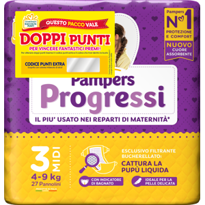 Pampers Progressi Midi 27 Pezzi