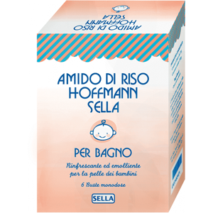 Sella srl Amido Riso Bagno 6 Buste Sella