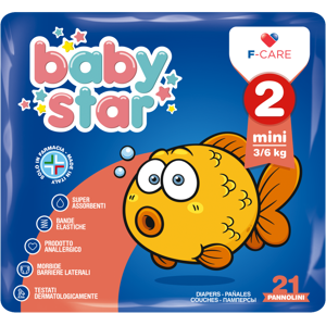 FARVIMA MEDICINALI SpA BABYSTAR MINI PANN 3/6KG 21PZ