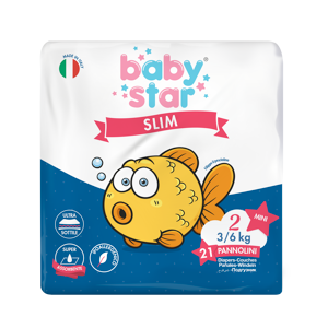 FARVIMA MEDICINALI SpA BABYSTAR SLIM 3/6KG T2 MI 21PZ