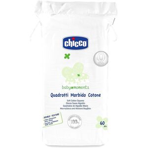 Chicco Quadrotti Morbido Cotone 60 Pezzi