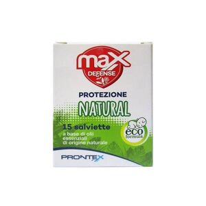 Prontex Max Defense Salviettine Natural Repellente Multinsetto Bambini 15 Pezzi
