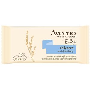 Johnson & Johnson Spa Aveeno Baby - Daily Care Salviettine 72 Pezzi - Igiene Pratica e Delicata per il Tuo Bambino