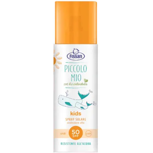 Fissan (Unilever Italia Mkt) Fissan Piccolo Mio Spray Solare SPF50 100 ml - Protezione Solare per Bambini Affidabile e Sicura