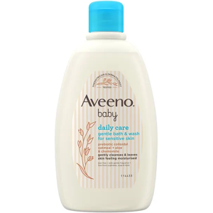 Johnson & Johnson Spa Aveeno Baby Daily Care Bagno e Docciaschiuma Delicato 400ml - Igiene e Cura della Pelle del Tuo Bambino