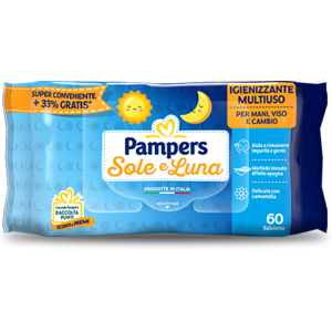 Fater Spa PAMPERS WIPES SOLE&LUNA 45+15