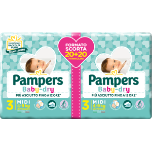 Fater Spa PAMPERS BD DUO DOWNCOUNT M 40P