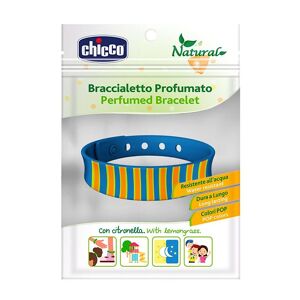 Chicco Artsana Braccialetto Silicone Profumato Citronella Anti Zanzare Blu