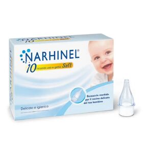 Narhinel 10 Ricambi per Aspiratore Nasale Neonati e Bambini con Filtro Assorbente Usa e Getta Soft