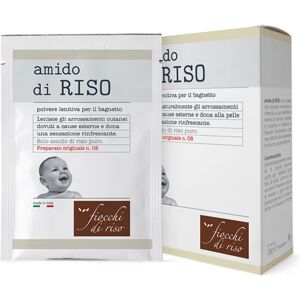 Fiocchi di Riso Amido di Riso Polvere Lenitiva per il Bagnetto 5x20 g