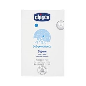 Chicco Linea Baby Moments Igiene e Cura del Bambino Sapone Solido Delicato 100 g