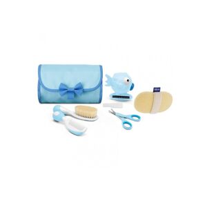 chicco il mio primo beauty 1 kit da 5 accessori azzurri azzurro