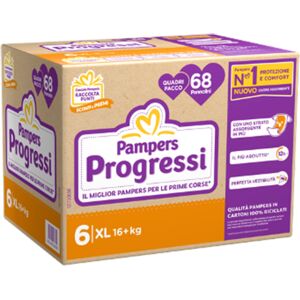 pampers Quadri Prog Xl 68pz