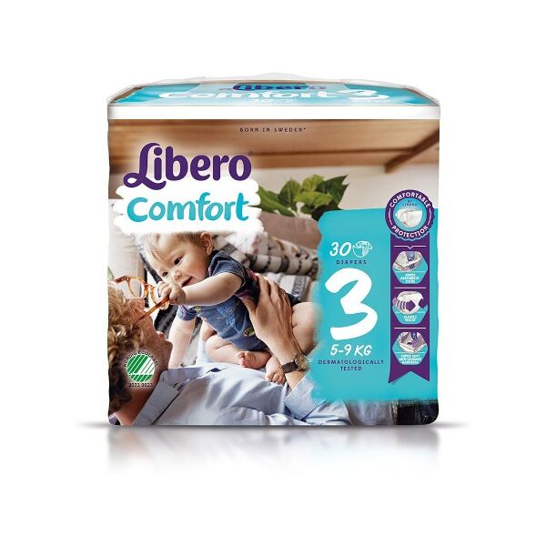 essity (lib,temp) libero comfort 3 pannolini 5-9kg 30 pezzi