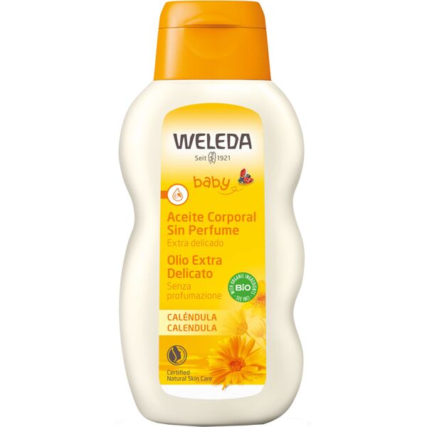 weleda baby calendula olio trattante corpo senza profumo 200 ml