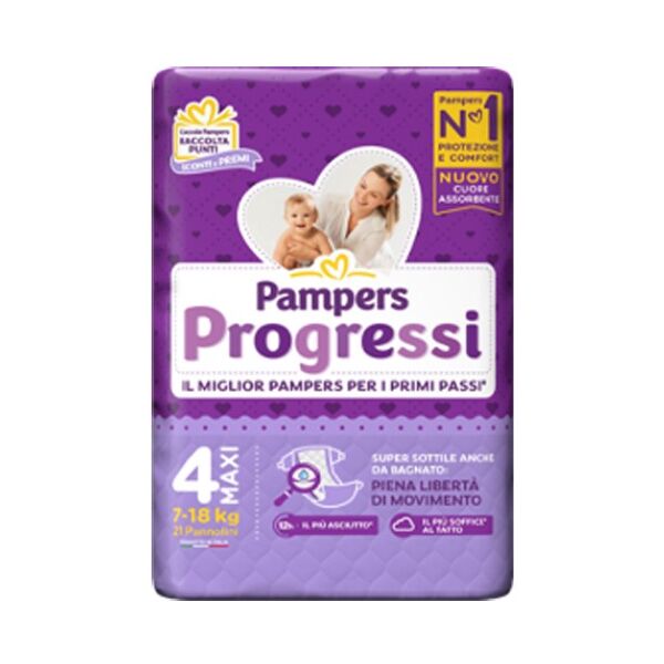 pampers progressi maxi 21 pezzi