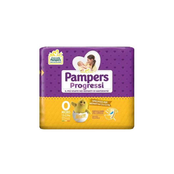 pampers progressi micro 24 pezzi