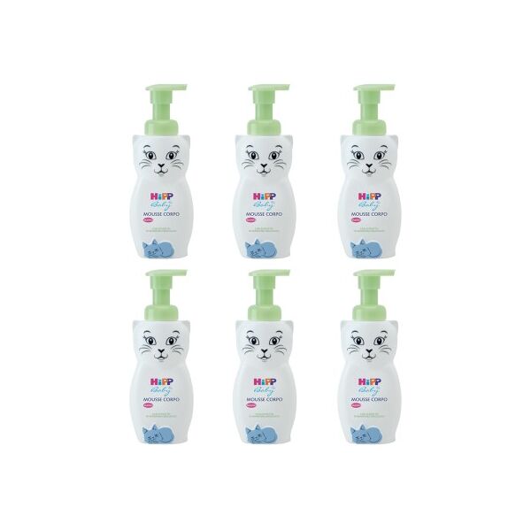 hipp mousse corpo 6 x 150 ml gatto