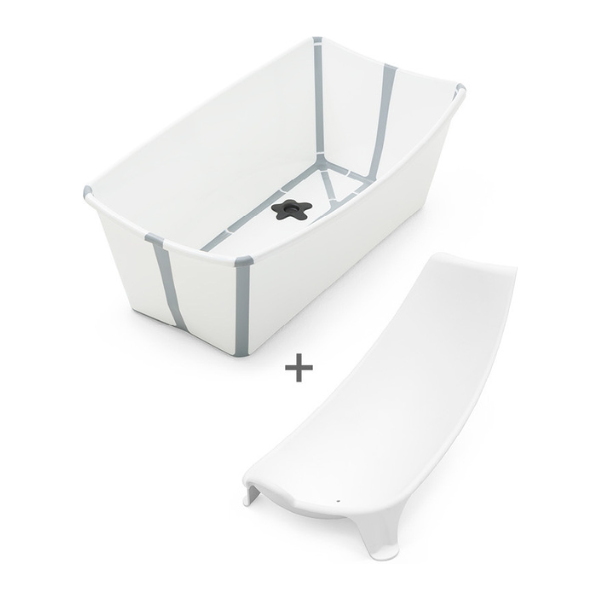 stokke flexi bath white + supporto per neonato