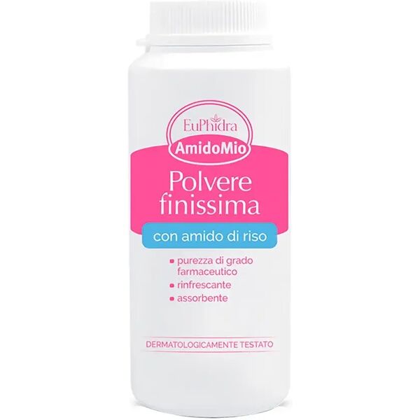 euphidra amidomio polvere finissima assorbente all'amido di riso rinfrescante 100g