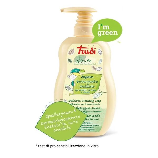 trudi baby nature sapone detergente delicato corpo 400 ml