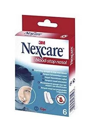Nexcare Tampone Nasale Emostatico Blood Stop Nasal 6 Pezzi