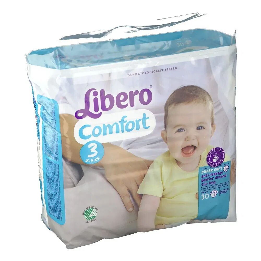 Libero Comfort 3 Pannolino Per Bambino 5-9 Kg 30 Pezzi