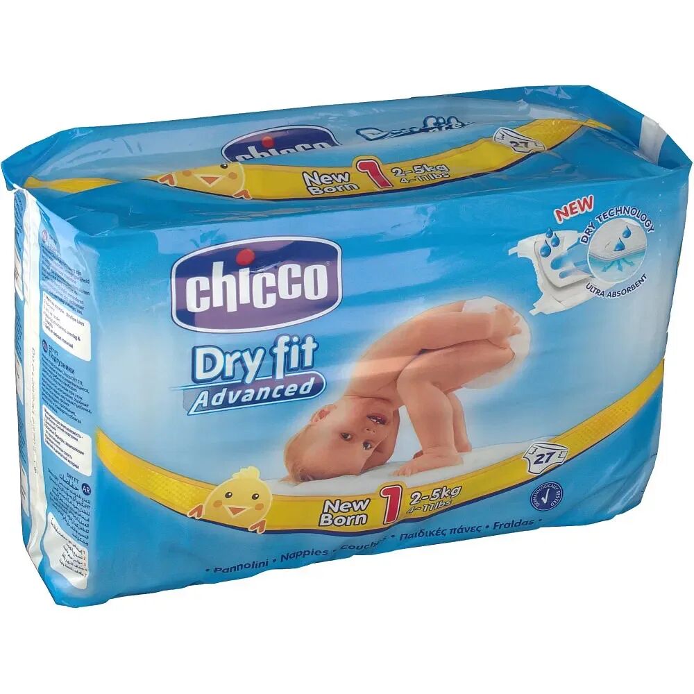 Chicco Ch Dry Fit Advance New Born 27 Pezzi