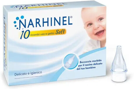 Haleon Italy Srl Narhinel 10 Ricambi Per Aspiratore Nasale Neonati E Bambini Con Filtro Assorbente Usa E Getta Soft