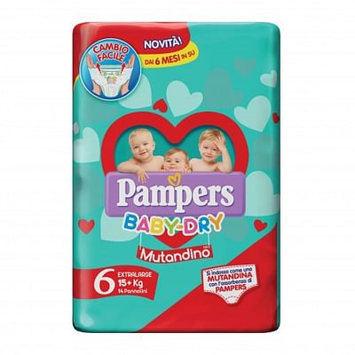 Fater Spa Pampers Baby Dry Mutandino Vp Tg6 Extralarge 32 Pezzi