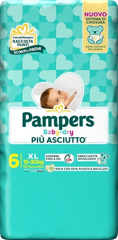 Fater Babycare Pampers Bd Downcount Xl 13pz