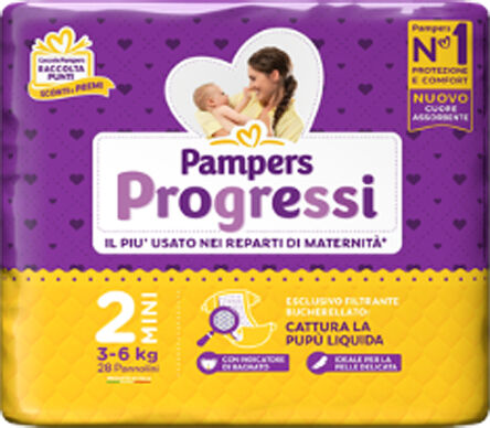 Fater Babycare Pampers Prog Mini 28pz