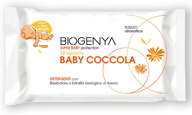 Diva International Srl Biogenya Super Baby Protection 72 Salviette Baby Coccola Detergenti