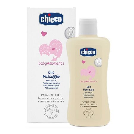 Chicco Cosmetici Baby Moments Olio Massaggio 200 Ml