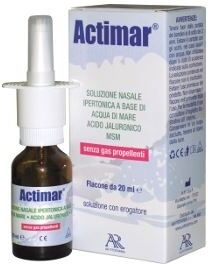 Ar Fitofarma Srl Actimar Soluzione Nasale Spray Salina 3% Con Acido Ialuronico + Msm 20 Ml Con Erogatore