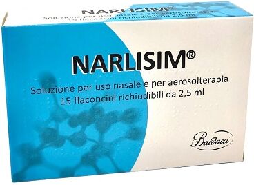 Laboratori Baldacci Spa Narlisim Soluzione Per Uso Nasale E Aerosolterapia 15 Flaconcini Richiudibili Da 2,5 Ml L'Uno