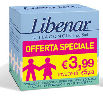 Chefaro Pharma Italia Srl Libenar 15 Flaconcini Soluzione Isotonica 5 Ml Taglio Prezzo