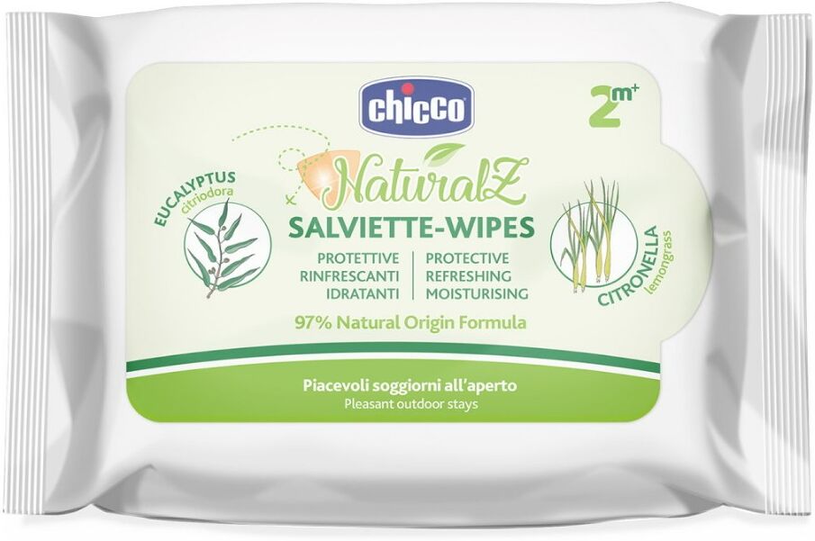 Chicco Salviette Citronella Naturalz 20 Pezzi