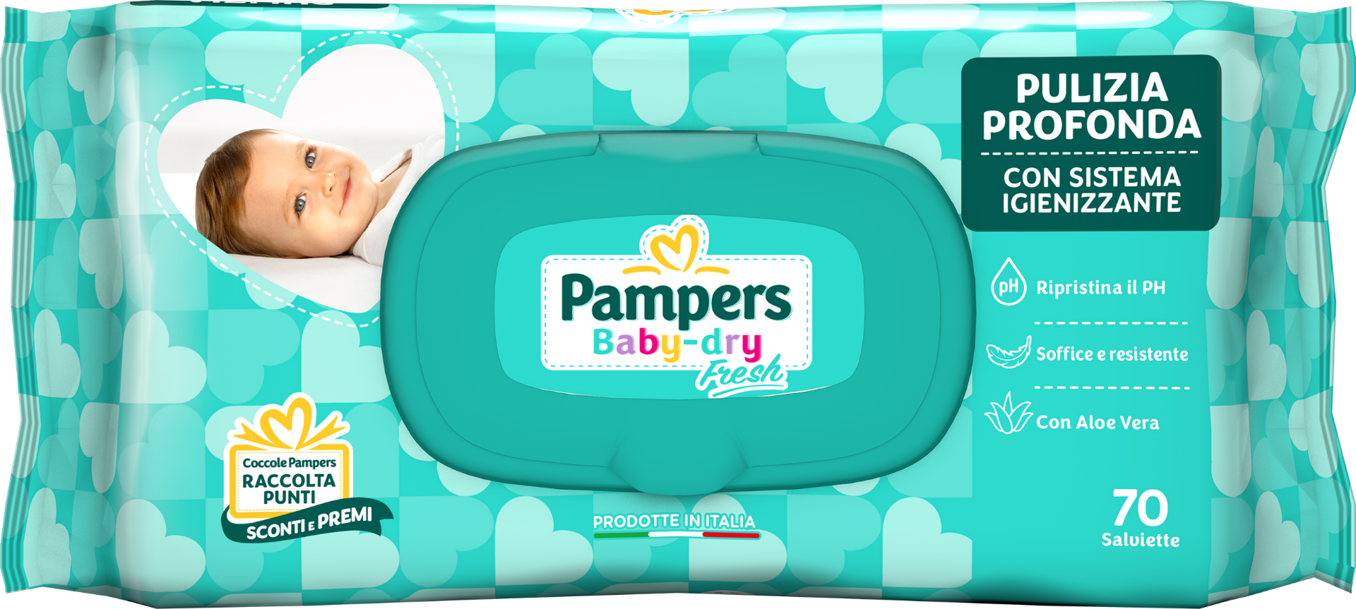 Pampers Baby Fresh Formula Esclusiva 70 Pezzi