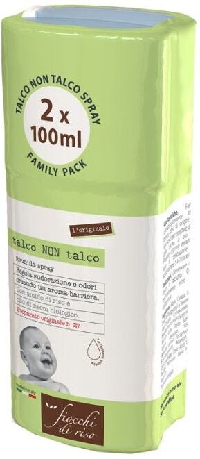 Fiocchi Di Riso Bipacco Talco Spray 2 x 100 ml