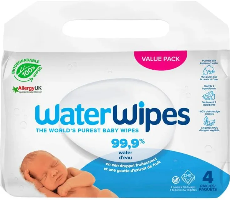 Waterwipes Unlimited Co. Waterwipes Bio 4x60pz