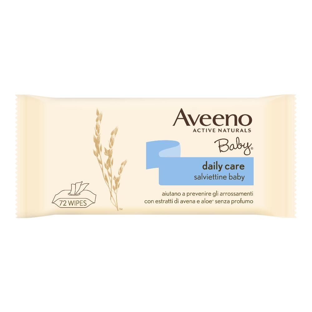 Johnson & Johnson Aveeno Baby Salviettine 72pz