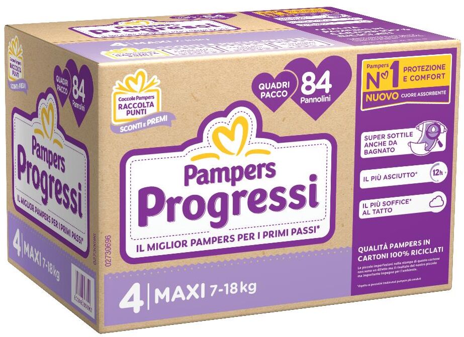 Fater Spa Pampers Qu Prog Mx 84pz