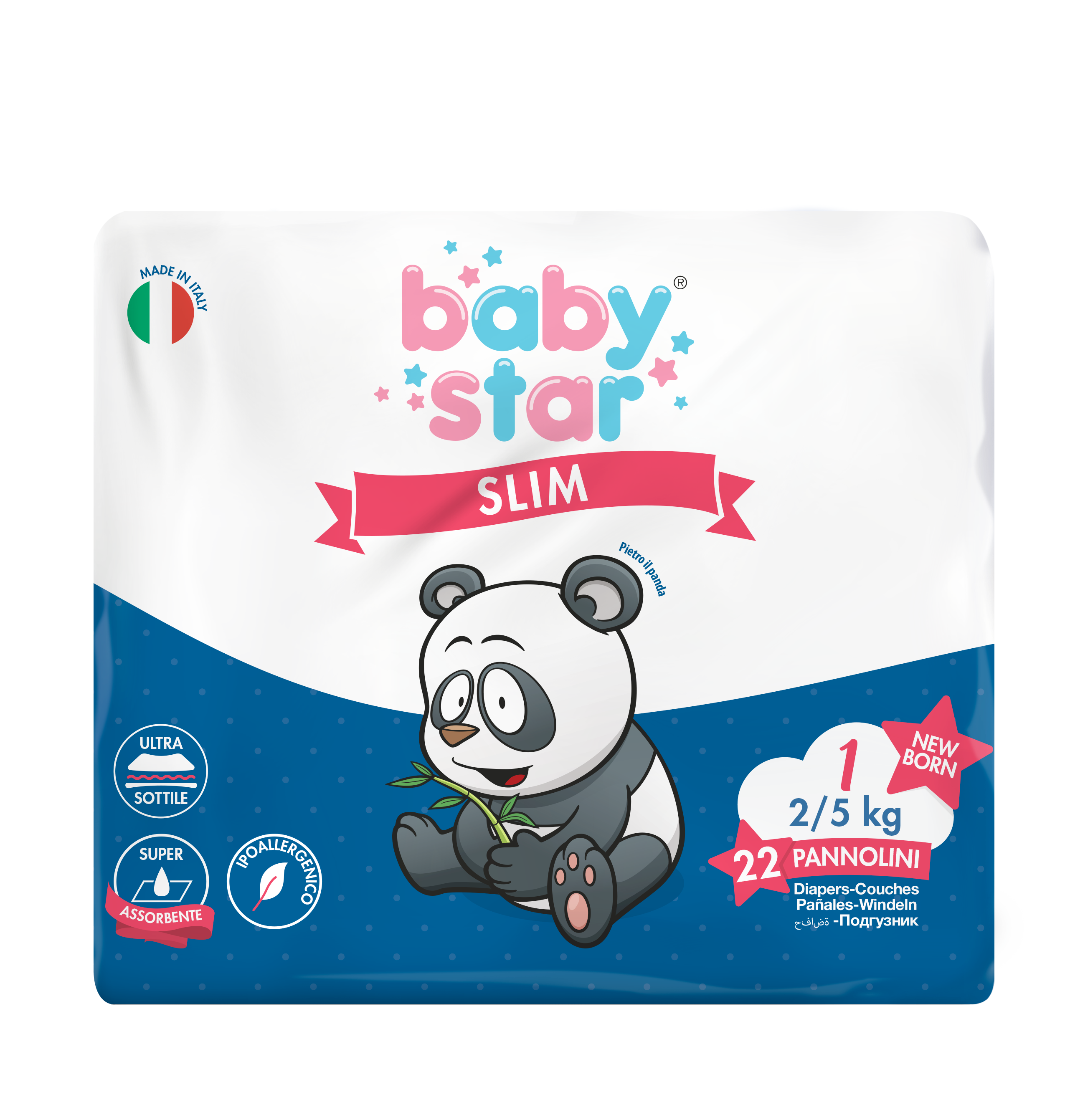 FARVIMA MEDICINALI SpA BABYSTAR SLIM 2/5KG T1NB 22PZ