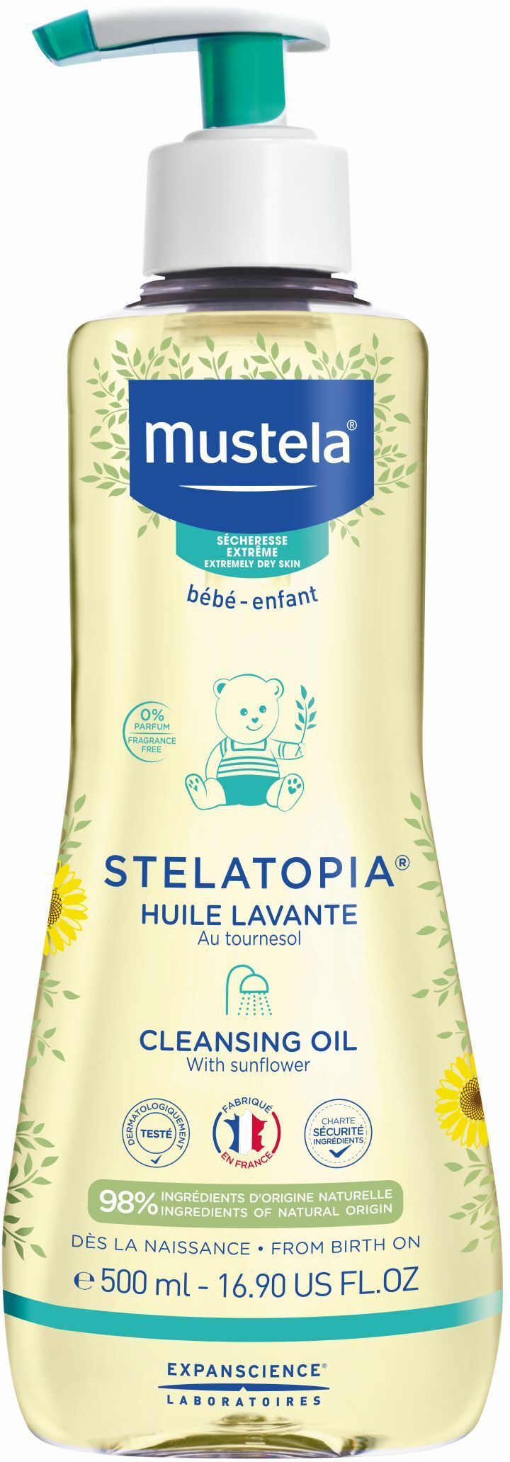 Mustela Stelatopia Olio Lavante 500ml