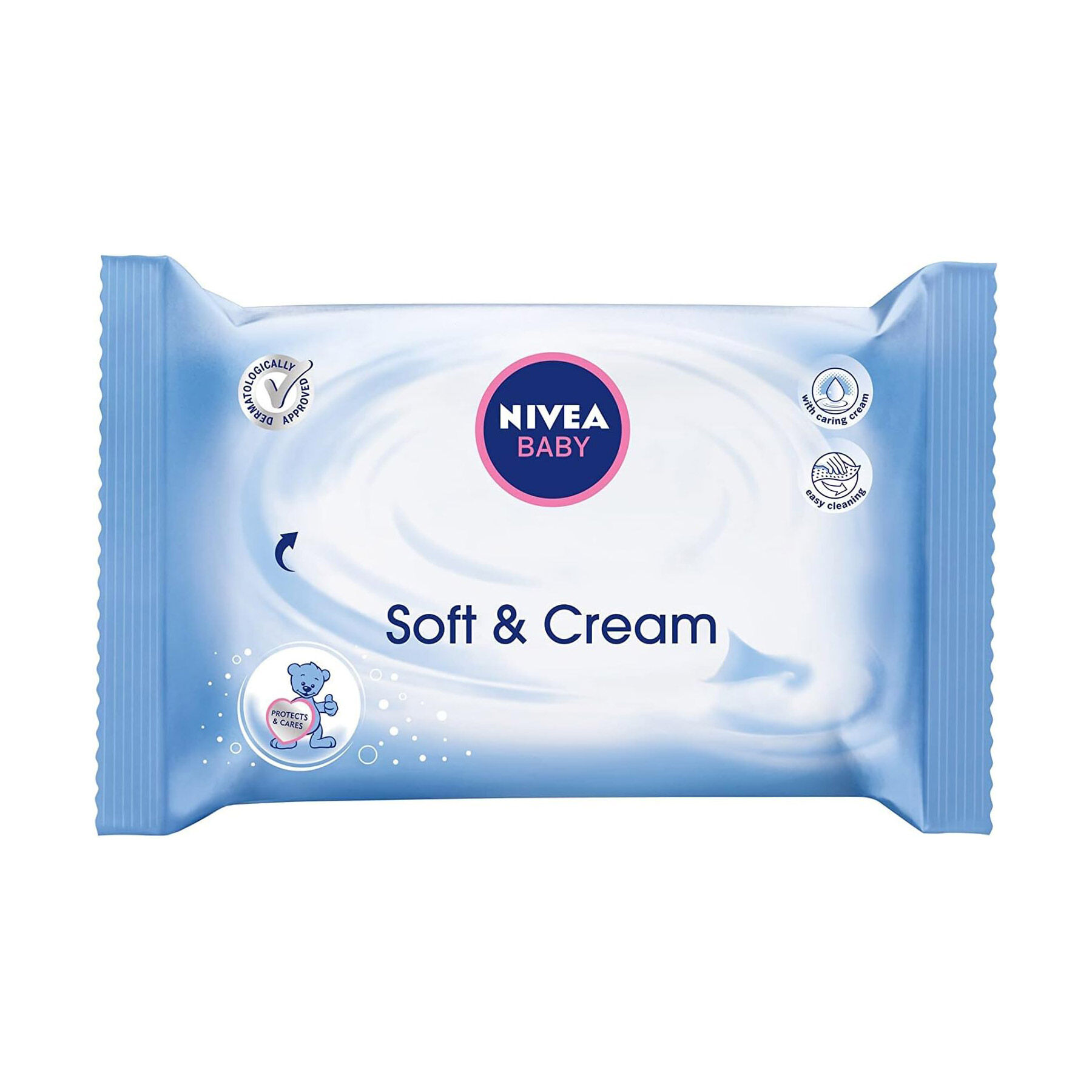 Nivea Baby Salviettine Soft & Cream 63 Pezzi