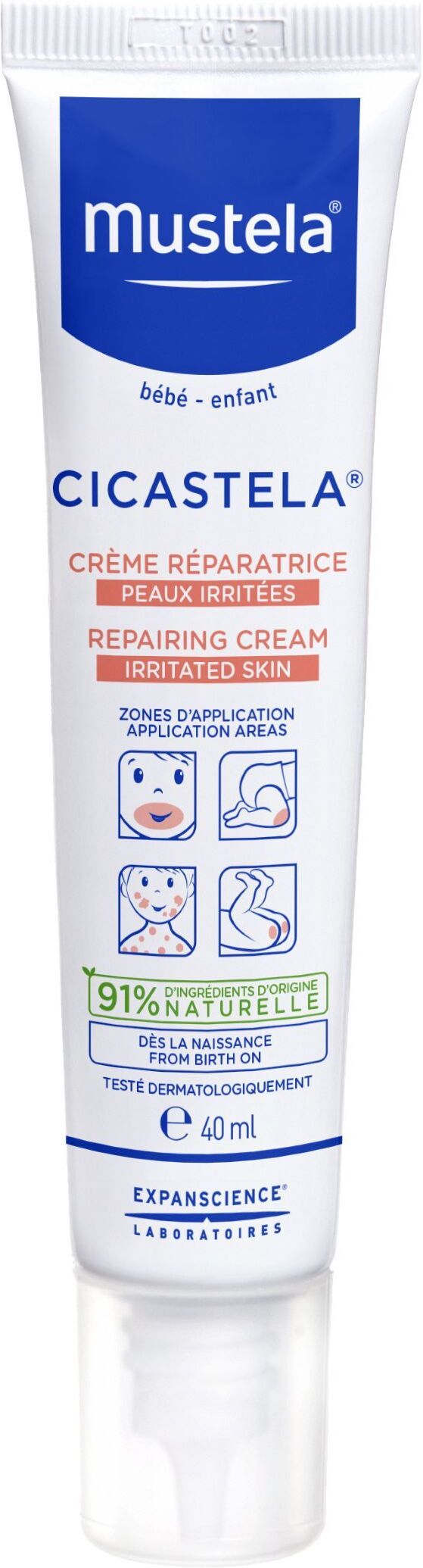 Mustela Cicastela Crema Ripatrice Infanzia 40ml