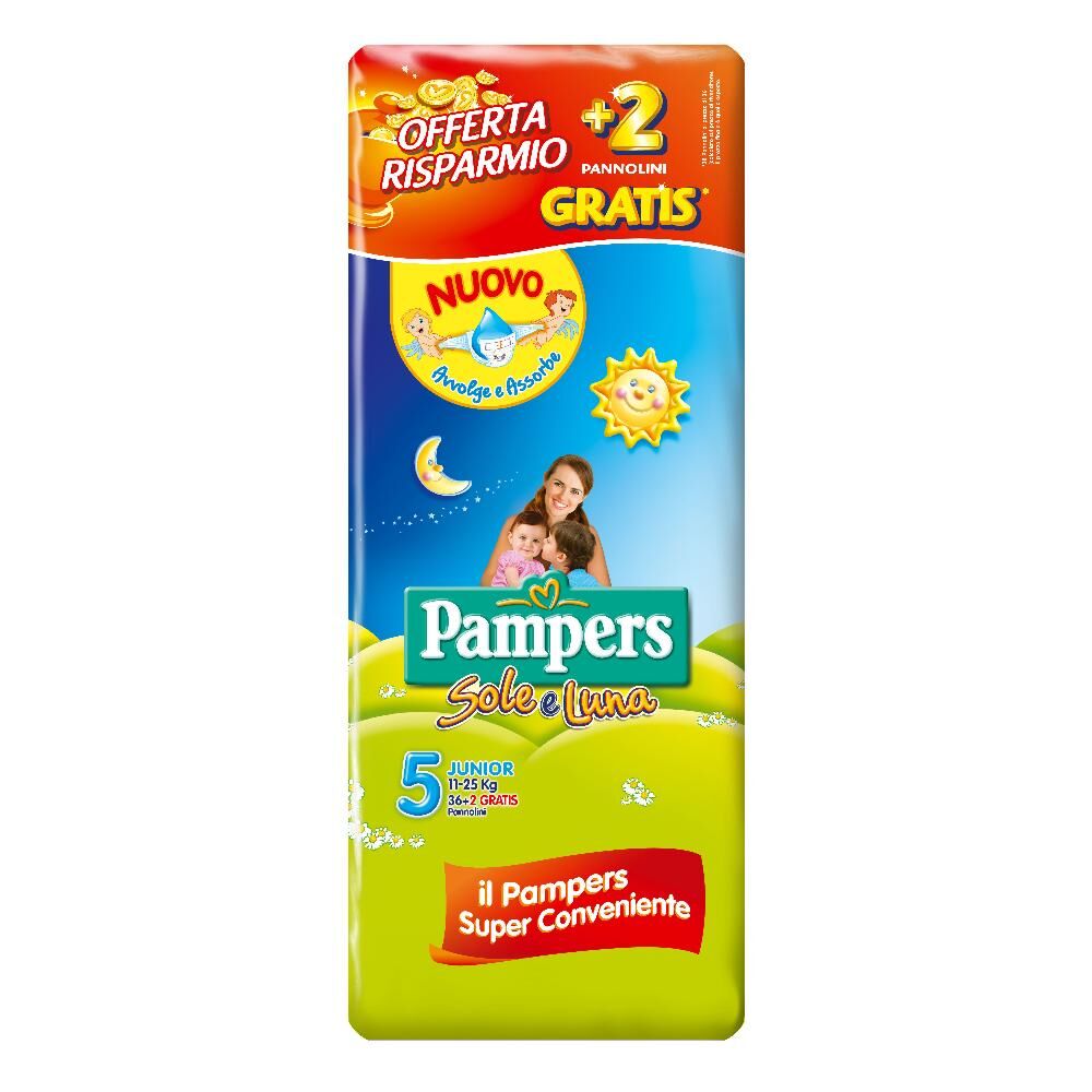Fater Spa Pampers Solel Junior 36+2p 9417