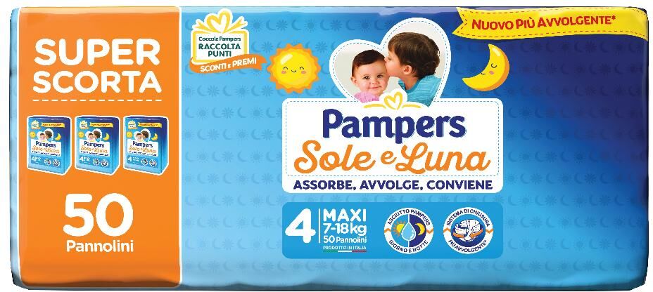 Fater Babycare Pampers Sl Trio Maxi 50pz